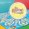 The Game of Insight by Schiffer Publishing, Ltd. is a transformative board game for 2–6 players (ages 14+), featuring a colorful winding path, circular spaces, and the tagline “An Interactive Way to Know Yourself. Create the Life You Want.”.