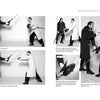 Four black-and-white photos from "Sword Fighting 2" by Schiffer Publishing, Ltd. show two men in historical fencing attire demonstrating buckler techniques, with numbered steps and instructional text on each image.