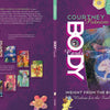 Front and back cover of Body Cards by Schiffer Publishing, Ltd.—a vibrant anatomy oracle deck with dreamy collage art, butterflies, anatomical icons, and mystical symbols focusing on body wisdom for spirituality and self-discovery.