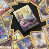 Secret Woods by Schiffer Publishing, Ltd. is a deck of illustrated oracle cards featuring whimsical fantasy characters, animals, and vibrant woodland scenes to inspire intuition and healing.
