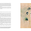 Voynich Reconsidered by Schiffer Publishing, Ltd. explores pages of the enigmatic Voynich manuscript, featuring faded botanical illustrations—green plants and spiky forms—framed by cryptic handwritten text in an unknown script.