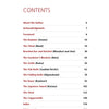 The table of contents in "Japanese Blacksmithing" by Schiffer Publishing, Ltd. lists chapters on hammers, chisels, swords, and Japanese tools with forging notes. Page numbers are printed in black and red.