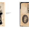 A collage of a man and a child, inspired by Maud Stevens Wagner, featured in this Schiffer Publishing, Ltd. product.