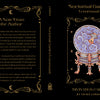 Book cover for Nocturnal Garden Lenormand by Schiffer Publishing, Ltd., showcasing ornate gold borders and a crystal ball embellished with flowers, stars, and keys on a black background—an enchanting Lenormand deck ideal for moon journaling and intuitive exploration.