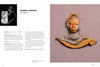 A magazine spread for "Keepers of a Movement" by Schiffer Publishing, Ltd.: On the left, an interview with Tambra Chisolm holding a framed photo; on the right, a sculpted bust inspired by the African diaspora in earthy tones and pink.