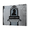 The book cover for Memento Gorey by Schiffer Publishing, Ltd. shows Gorey's silhouette in an ornate frame with handwritten notes and a faded house, capturing the rare interview atmosphere of Edward Gorey’s last conversations.