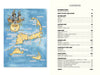 Cape Cod Cones by Schiffer Publishing, Ltd. features an illustrated map of Cape Cod and nearby islands with towns and ice cream spots on the left, and a guidebook table of contents with chapter titles and page numbers on the right.