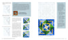 Designing for Foundation Paper Piecing by Schiffer Publishing, Ltd. features diagrams and directions for foundation paper piecing, with sketches, step-by-step illustrations, quilt design ideas, a finished geometric quilt, and instructional text.