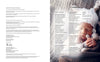 The contents page of "Baby Knits from Norway" by Schiffer Publishing, Ltd. shows a sleeping baby in Nordic knitwear on the right and chapter titles with page numbers on the left, all set against a clean white background.