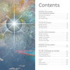 Table of contents for the divination book Fortune Telling for a Modern Age, listing chapters on astrology, tarot, palm reading, tea leaves, and stones.