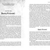 Two pages from "Kentucky Haunts" by Schiffer Publishing, Ltd.: the left introduces Chapter One, "Haunted Restaurants," with a witty quote on being dead; the right describes spooky stories from haunted restaurants across Kentucky.