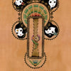 The Falnama oracle card by Schiffer Publishing, Ltd. features a stylized tree with four women’s faces and floral accents, evoking the traditional art style of historic Falnama cards.