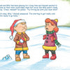 In "Have an Abominably Good Day" by Schiffer Publishing, Ltd., two kids in winter clothes stand in the snow—the determined boy holds a snowball while the shivering girl looks uneasy, an ideal scene for early readers ages 5-8.