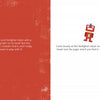Two pages from "Where Is My Robot?" by Schiffer Publishing, Ltd.: The left page has a red background and robot toy facts, while the right shows a red robot and asks readers to find it in later pages.