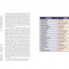 In "A Cruise Ship Primer" by Schiffer Publishing, Ltd., a two-page spread features a cruise ship with a red and white funnel passing under a bridge, alongside a table of bridge clearance heights by location and bridge name.