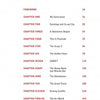 Table of contents page for Blade by Schiffer Publishing, Ltd., featuring 12 chapter titles and page numbers in black and red on white. The bolded "CONTENTS" spotlights graffiti artist BLADE’s story and the New York graffiti scene.