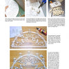 Discover how to cut, assemble, and glue intricate wood lamp parts with step-by-step photos from Lighted Scroll Saw Projects by Schiffer Publishing, Ltd.—covering illuminated fretwork patterns, part arrangement, gluing tips, and a decorative arch.