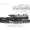 Black-and-white illustration of a Mikado locomotive labeled 1621 with technical specs above; text notes it was built by Baldwin Locomotive Works for Union Pacific R.R. Product: Baldwin Locomotives by Schiffer Publishing, Ltd.