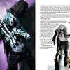 A figure in a Voodoo-inspired costume poses dramatically; on the right, the same character channels Voodoo Queen Bloody Mary, staff in hand. Discover their story in "Justice Howard's Voodoo" from Schiffer Publishing, Ltd.
