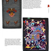 Hooked Rugs of The Deep South by Schiffer Publishing, Ltd. showcases two vibrant, rectangular hooked rugs—one with an eagle and shield, and another with people, animals, and American flags—set against a white background.