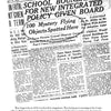 The book "Mid-Atlantic UFOs" by Schiffer Publishing, Ltd. includes a black-and-white July 9, 1954 newspaper front page with headlines on school boundaries, 100 UFO sightings, atomic test news, and a typed caption at the bottom.