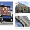 Featured in "Historic Architecture in Philadelphia: East Falls, Manayunk, and Roxborough" by Schiffer Publishing, Ltd., a red-brick building with stone trim appears with images of ornate classical architecture in Manayunk and East Falls.