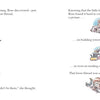 In Schiffer Publishing’s “Unraveling Rose,” illustrated pages show a worried stuffed rabbit in pajamas who notices a loose thread and gets distracted by obsessive thoughts while painting, building blocks, and reading with her toy friend.
