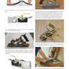 A page from Schiffer Publishing, Ltd.'s "Hand Planes in the Modern Shop" shows detailed photos and descriptions of wooden and metal hand planes—ideal for woodworkers and anyone interested in plane restoration.