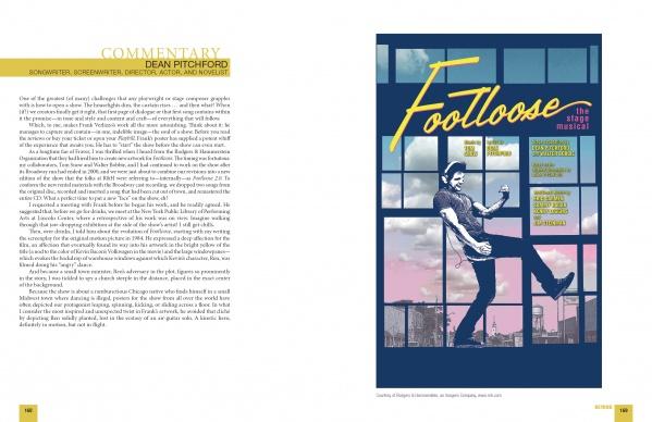 Fraver by Design by Schiffer Publishing, Ltd. showcases a man before a window, celebrating Broadway poster art and theatrical ads inspired by Frank “Fraver” Verlizzo’s creative vision.