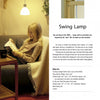 A young girl reads on a gray couch under a wooden swing lamp, pictured alongside Schiffer Publishing, Ltd.'s "Basic Carpentry and Interior Design Projects for the Home and Garden"—ideal for DIY home improvement and creative design inspiration.