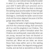 A page (p.10) in Healing Light and Angel Cards by Schiffer Publishing, Ltd. compares water swirling in a sink to energy flow in our bodies, relating blocked drains to blocked chakras and stressing chakra healing for emotional balance.