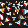 Where Is My House? by Schiffer Publishing, Ltd. features vibrant, triangular tents with red, blue, white, and gold patterns around a campfire on black—ideal for kids' seek-and-find activity books that boost observation and memory skills.