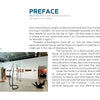 A preface page explores our relationship with possessions and privacy, featuring a photo of "Your Personal Hang-ups" by Schiffer Publishing, Ltd.—an art installation with sculptural pieces like a striking coat rack in a bright gallery.