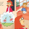 A teacher with glasses addresses a classroom. As most students listen and take notes, one daydreams about bees flying over flowers—perhaps inspired by Schiffer Publishing, Ltd.'s "Geraldine and the Space Bees.