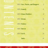 The Ultimate Guide to Strange Cinema by Schiffer Publishing, Ltd.—a genre film guide featuring a green table of contents page with a film reel graphic, listing chapters on offbeat, strange, and comedy movies.