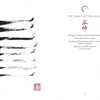 A minimalist book spread from Schiffer Publishing, Ltd.'s Lao Tzu's Tao Te Ching features black brush strokes and Chinese seals on the left, with a red circular symbol, calligraphy, and the English translation "The Spirit of the Valley" on the right.