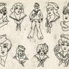 Flash from the Bowery - Girl sketches