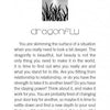 A card from Healing Light and Angel Cards by Schiffer Publishing, Ltd. depicts a dragonfly above grass and the word "dragonfly," with text below about self-reflection, beauty, relationships, change, growth, chakra healing, and "Page 15" at the bottom.