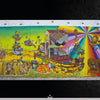 Street Talking by Schiffer Publishing, Ltd. features a vibrant mural of whimsical, surreal characters and patterns blending mechanical and organic elements—a dreamlike scene perfect for urban art or graffiti photography inspiration.