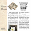 A magazine page from "GOLD" by Schiffer Publishing, Ltd. features ornate gilded designs, two decorative capitals, a gilded picture frame, and text about the history of gold and gilding in art and architecture.