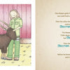 A woman, inspired by "Dexter the Very Good Goat" from Schiffer Publishing, Ltd., smiles gently as she embraces a goat.