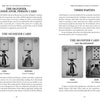 The Art of Lenormand Reading by Schiffer Publishing, Ltd. shows card meanings, illustrations, and examples for Man, Woman, and Dog cards—plus guidance on using them as signifiers and in Grand Tableau or third-party readings.