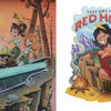 A pop-surreal cartoon showcases park rangers and women by a green car with camping signs, while a pin-up sits beside a fire labeled "She's a Wildcat!"—all radiating Schiffer Publishing, Ltd.’s signature lowbrow art flair.