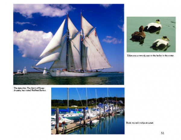 Harbors of Cape Cod & the Islands by Schiffer Publishing, Ltd. captures sailboats gliding through tranquil Cape Cod harbors—ideal for Cape Cod photography enthusiasts.