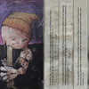 Street Art Santiago Chile by Schiffer Publishing, Ltd.: a four-panel urban collage inspired by Santiago's street art, with blue and pale figures, a worn text strip, and abstract forms on vivid green backgrounds.
