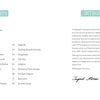 An open spread of "Whimsical Wire" by Schiffer Publishing, Ltd. shows a contents page listing sections like beginner wire crafts and animal card images on the left, while the right introduces the book with a cursive signature at the bottom.