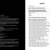 A two-page spread from "Trawniki Guards: Foot Soldiers of the Holocaust" (Schiffer Publishing, Ltd.): the left page shows copyright information; the right lists contents on investigations, postwar trials, and interrogations in Poland and Lublin.