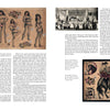 A magazine spread for Stoney Knows How by Schiffer Publishing, Ltd. showcases pin-up tattoo flash, a tattooed woman on horseback, and a group photo, with columns on tattoo culture, its history, and Stoney St. Clair.