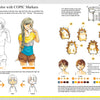 How to Render Attractive Characters with COPIC Markers by Schiffer Publishing, Ltd. is a drawing book ideal for manga and character creation, designed for use with your favorite COPIC markers.