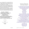 The two-page spread from "Knowing" by Schiffer Publishing, Ltd. features black text with italic purple headings. The left page explores intimacy and divinity; the right delivers affirmations titled FORGIVING OPPRESSION—FOR GIVING POSSIBILITY.